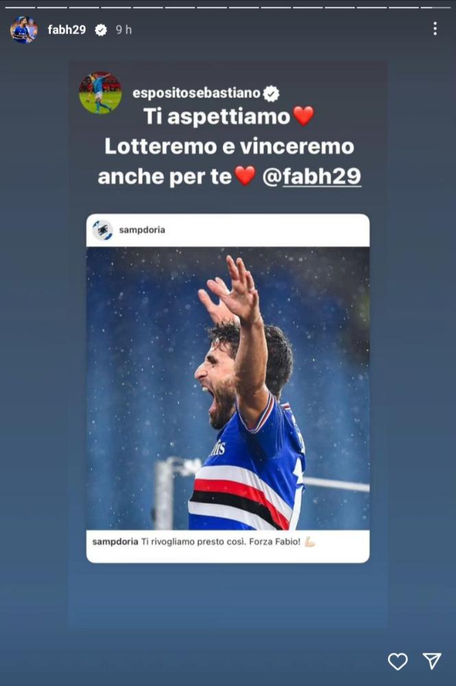 Sebastiano Esposito via Instagram