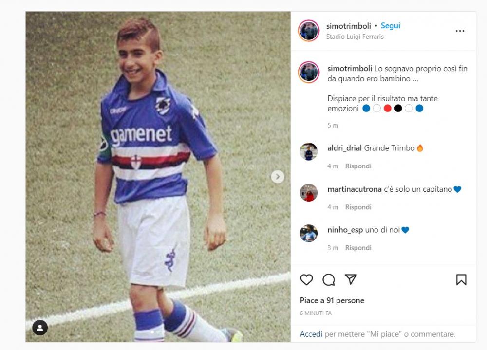 Sampdoria, Trimboli E L'esordio: "Lo Sognavo Fin Da Quando Ero Bambino ...